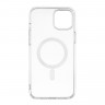 Чехол защитный uBear Real Mag Case для Iphone 14 Plus, MagSafe, прозрачный