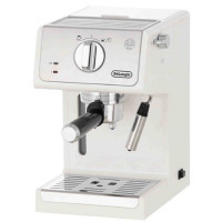 Кофеварка рожковая Delonghi ECP33.21.W, 1050Вт, 1.1л, (металл+пластик)