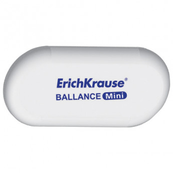 Резинка стирательная ERICH KRAUSE 'Balance Mini', 40x28x12мм, белая, картонный диспле, 34638, 5 шт/в уп