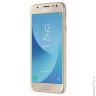 Смартфон SAMSUNG Galaxy J3, 2 SIM, 5", 4G (LTE), 5/13 Мп, 16 ГБ, microSD, золотой, металл и стекло (