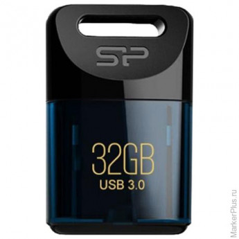Флэш-диск 32 GB, SILICON POWER J06 USB 3.0, синий, SP32GBUF3J06V1D