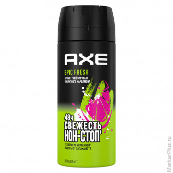 Дезодорант аэрозольный 150 мл, AXE "Epic fresh", усиленная защита, грейпфрут и кардамон