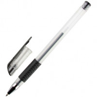 Ручка гелевая Attache Economy черный стерж., 0,5мм, манжетка