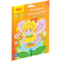 Мозаика магическая на самоклеящейся основе из мягкого пластика EVA Мульти-Пульти 'Феечка', 16,7*20,5см, европодвес