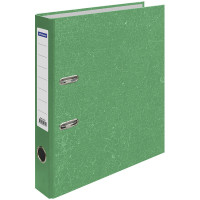 Папка-регистратор OfficeSpace, 50мм, мрамор, зеленая