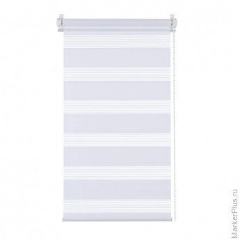 Жалюзи ARX_Рулонная штора день/ночь Бейс Белый 060x160 Мини