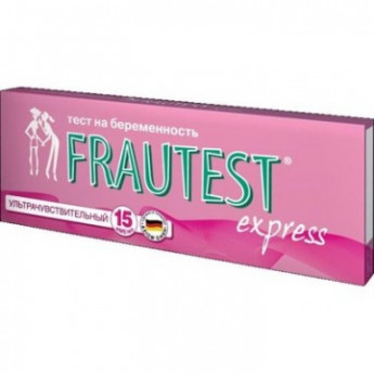 Тест FRAUTEST EXPRESS на беременности(полоска)1 шт