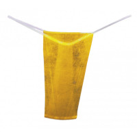 Трусы бикини женские желтые спандбонд 25 шт/упк (поштучно), 01-555, комплект 25 шт