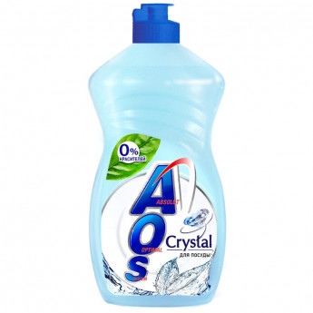 Средство для мытья посуды AOS "Crystal", 450мл