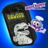 Пенал ЮНЛАНДИЯ, 2 отделения, ламинированный картон, конгрев, 19х11 см, "RAWR", 271538