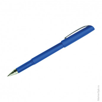Ручка гелевая "Silk" синяя, 0,5мм, грип