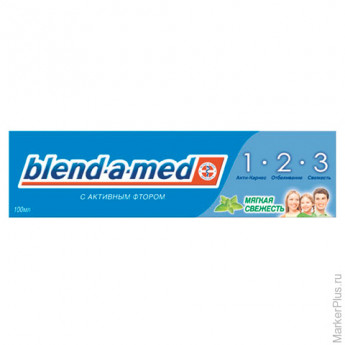 Зубная паста, 100 мл, BLEND-A-MED (Бленд-а-Мед) 3-Эффект "Мягкая Свежесть"
