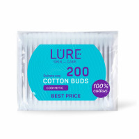 Ватные палочки КОМПЛЕКТ 200 шт., LURE, пакет, ш/к 93202, 10798 Ватные палочки КОМПЛЕКТ 200 шт., LURE, пакет, ш/к 93202, 10798