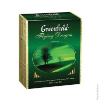Чай Greenfield 'Flying Dragon', зеленый, 100 фольг. пакетиков по 2г