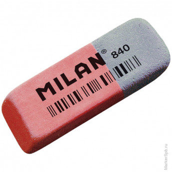 Ластик MILAN 840, комбинированный, каучук, 52*19*8мм