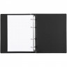 Тетрадь на кольцах А5, 80л., BG, обл. ПВХ, черный