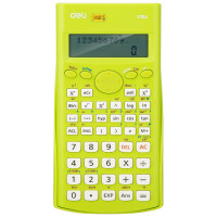 Калькулятор научный (ЕГЭ) Deli,12раз,LCD-диспл,пит от бат.,зелен E1710A/GRN
