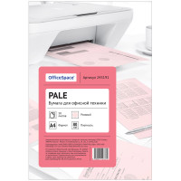 Бумага цветная OfficeSpace pale А4, 80г/м2, 50л. (розовый)