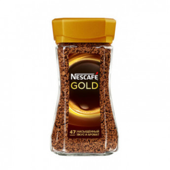 Кофе Nescafe Gold раств.субл. 95г стекло