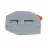 Клемма EKF CMK 222-415 с рычагом 5х0,08-2,5мм2 100шт/уп (plc-smk-415), комплект 100 шт
