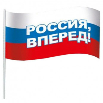 Флагвперед! 16х24 см с флагштоком