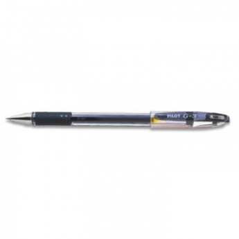 Ручка гелевая PILOT BLN-G3-38 резин.манжет. черная 0,2мм Япония