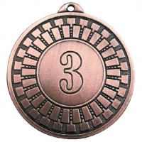 Медаль 3 место 50 мм бронза DC#MK341c-AG