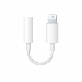 Адаптер Apple Lightning - 3.5 mm Headphone Jack Adapter, белый,MMX62ZM/A