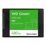 SSD накопитель WD Green 480Gb 2.5 SATA III (WDS480G3G0A)