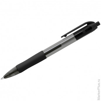 Ручка гелевая автоматическая Erich Krause "Smart-Gel" черная, 0,5мм, грип 12 шт/в уп