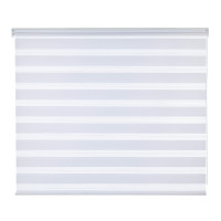 Жалюзи ARX_Рулонная штора день/ночь Бейс Белый 180x180