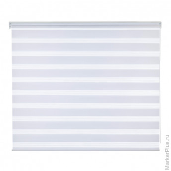 Жалюзи ARX_Рулонная штора день/ночь Бейс Белый 180x180
