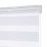 Жалюзи ARX_Рулонная штора день/ночь Бейс Белый 180x180