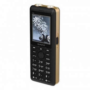 Мобильный телефон Maxvi P20 black-gold (2963) 2.8/3SIM/32Mb/черный/золотист