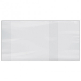 Обложка ПВХ для учебника ПИФАГОР, размер универсальный, прозрачная, плотная, 100 мкм, 233х450 мм 50 шт/в уп