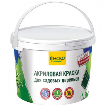 Средство краска для садовых деревьев Фаско ведро 1,2кг,Of000098320