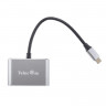 Кабель USB3.1 TypeCm - HDMI+USB3.0+PD+VGA Alum Grey 4K, Telecom <TUC055