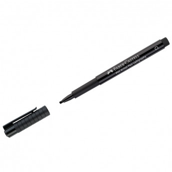 Ручка капиллярная Faber-Castell "Pitt Artist Pen Callygraphy" черная, 2,5мм, 10 шт/в уп