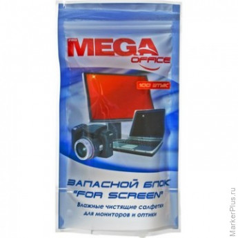 Салфетки ProMega Office For Screen д/чист. экран. зап.блок 100шт, комплект 100 шт Салфетки ProMega Office For Screen д/чист. экран. зап.блок 100шт, комплект 100 шт