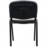 УЦЕНКА-Стул Helmi HL-F01 "Изо", каркас черный, обивка ткань черная