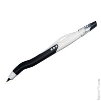 Ручка шариковая "VISIO PEN", для левшей, черная, 1мм, трехгран.