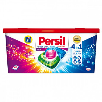 Капсулы для машинной стирки Persil 'Power caps Color', 4в1, 42шт*15г