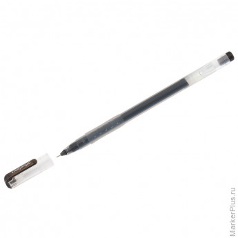 Ручка гелевая OfficeSpace "HC-1" черная, 0,4мм, безстержневая, игольчатый наконечник, 12 шт/в уп