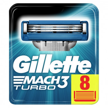 Кассеты для бритья сменные Gillette 'Mach3 Turbo Aloe', 8шт., комплект 8 шт