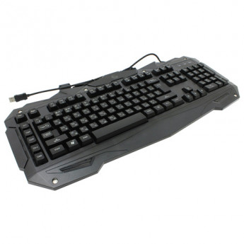 Клавиатура проводная игровая GEMBIRD KB-G200L, USB, подсветка 7 цветов, черная