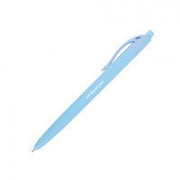Ручка шариковая масляная автоматическая BRAUBERG FRUITY Pastel, СИНЯЯ, корпус soft-touch, узел 0,7 мм, линия письма 0,35 мм, 142959, OBPR323
