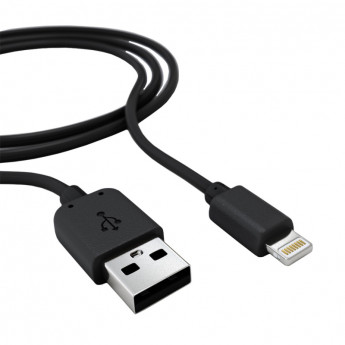 Кабель USB 2.0 - Lightning, М/М, 2 м, Red Line, чер, УТ000009514