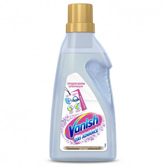 Пятновыводитель/отбеливатель Vanish'Oxi Advance' Мультисила, гель, для белых тканей, 750мл