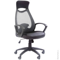 Кресло руководителя Chairman 840 PL, черный, ткань DW01/SW01 черная
