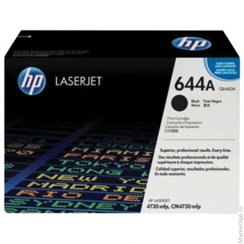 Картридж лазерный HP (Q6460A) ColorLaserJet CM4730, черный, оригинальный, ресурс 12000 стр.